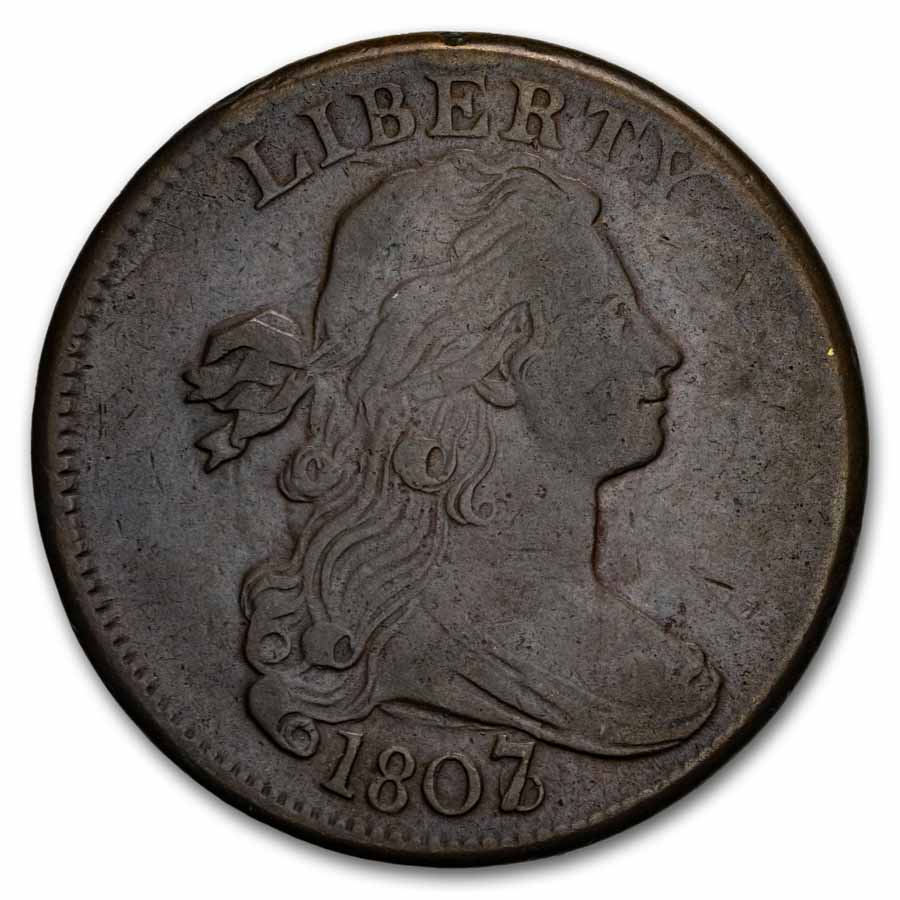1807/6 (None) Phil Draped Bust Large Cent Large 7 Value | BN - APMEX